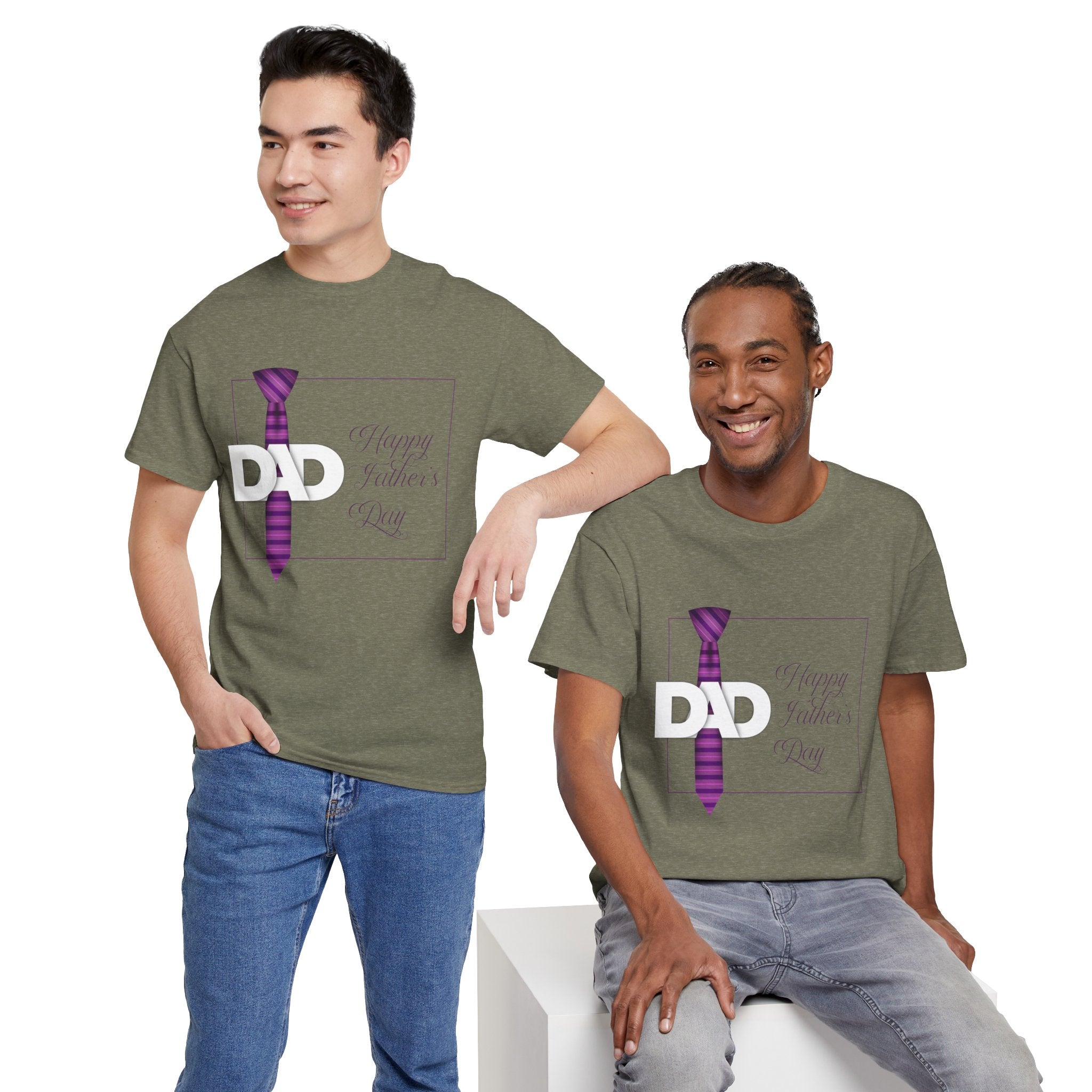 Modern Happy Fathers Day Attractive Design-DAD