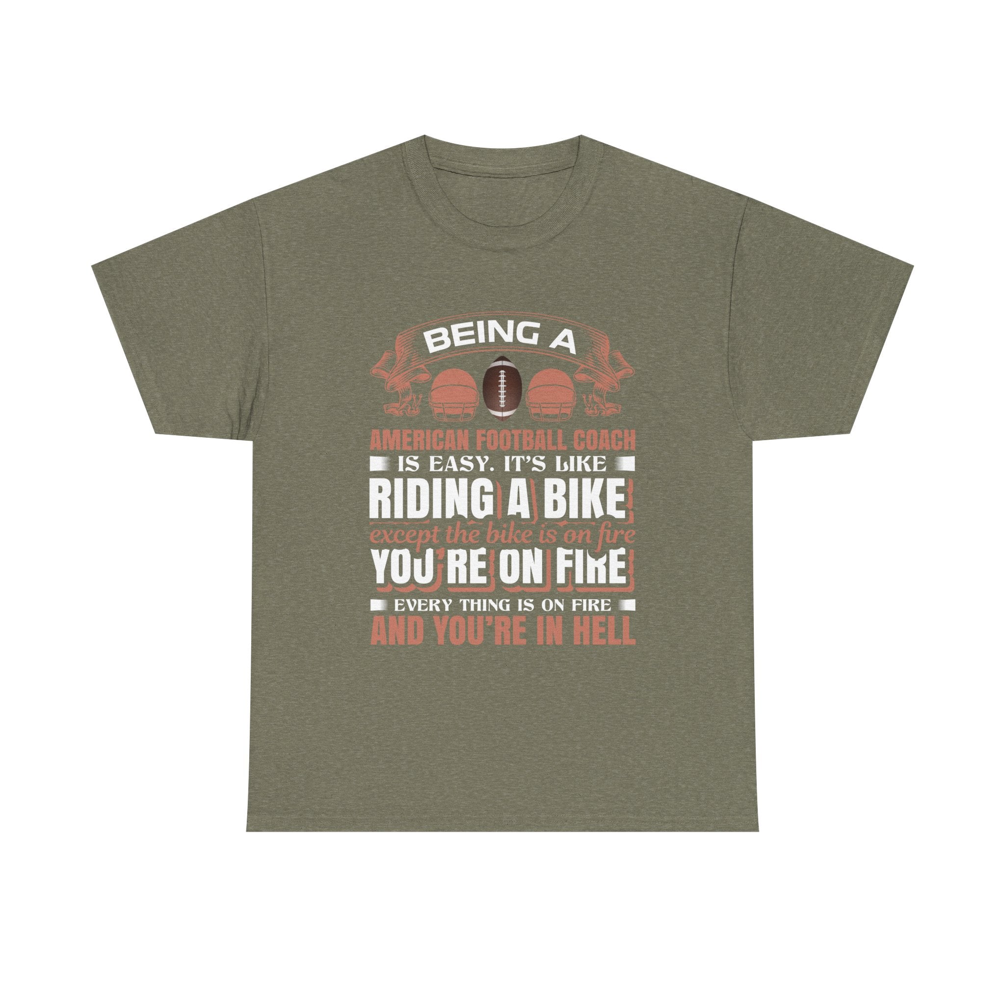 Football Unisex Heavy Cotton Tee - Perfect for Sports Fans