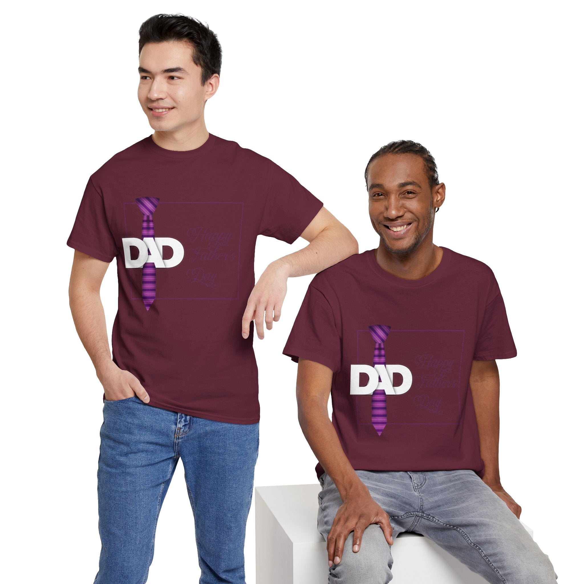 Modern Happy Fathers Day Attractive Design-DAD